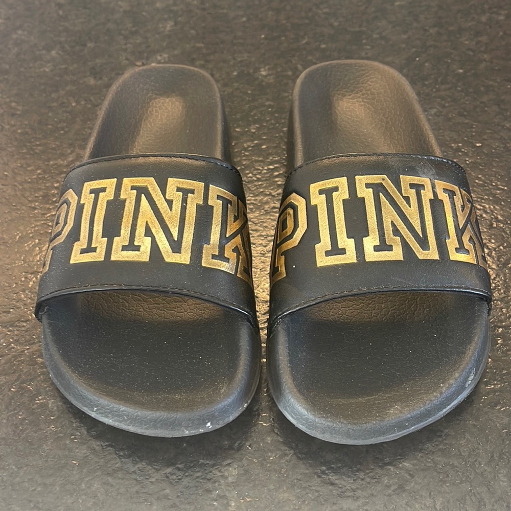 PINK Victoria Secret Slides Size M